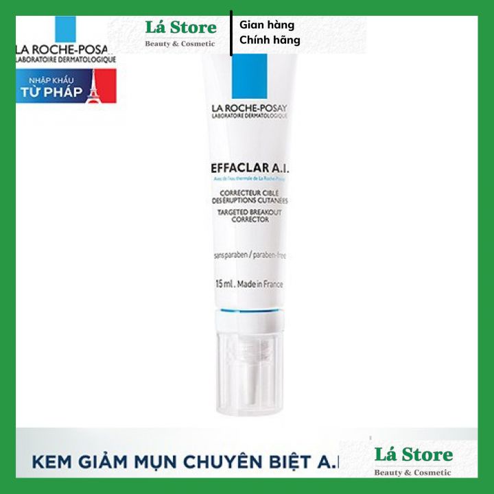 Kem Giảm Mụn Chuyên Biệt La Roche-Posay Effaclar A.I. 15ml