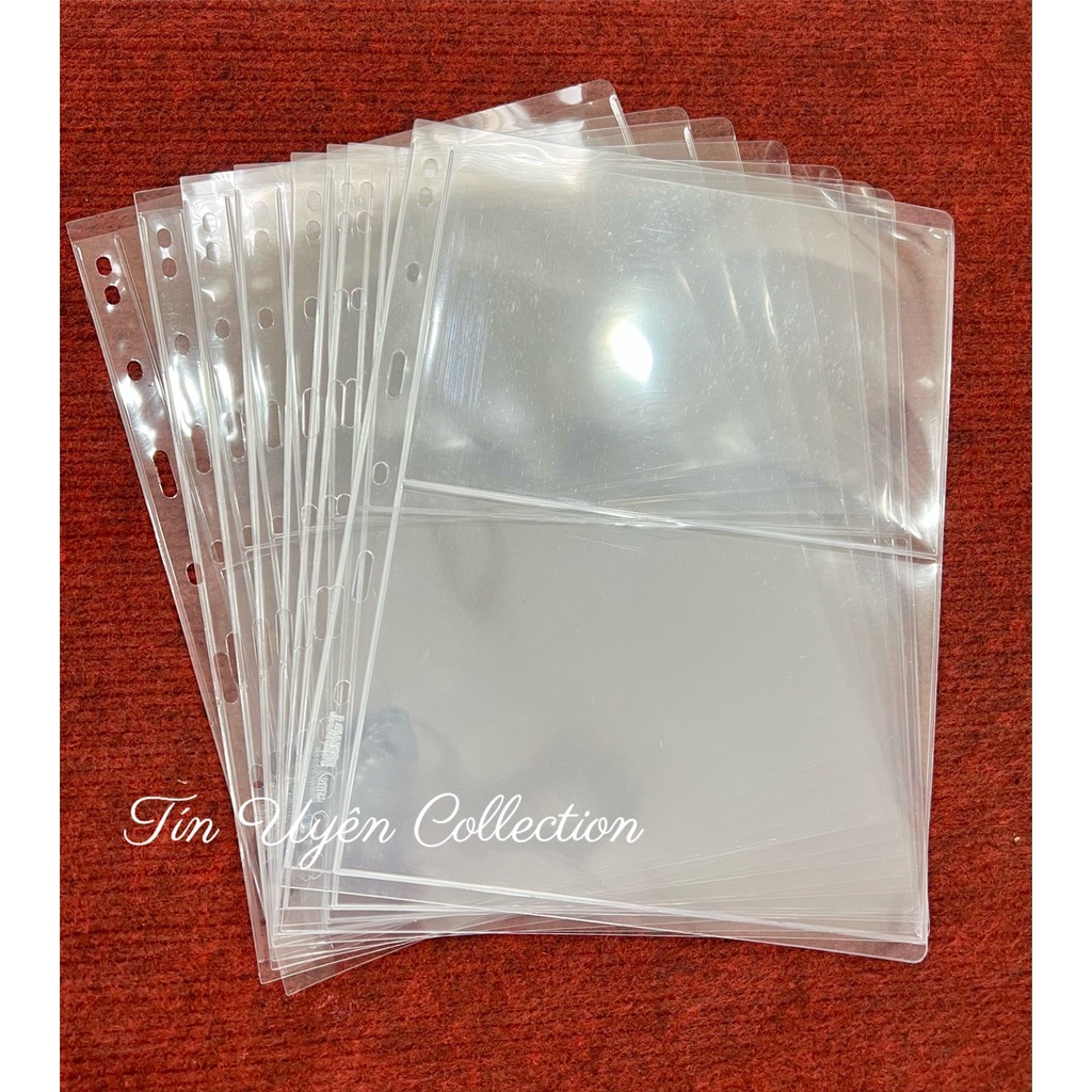 Combo 10 Phơi Đựng Tiền Giấy 2 Ngăn Trong Suốt chính hãng Mingt - PCCB