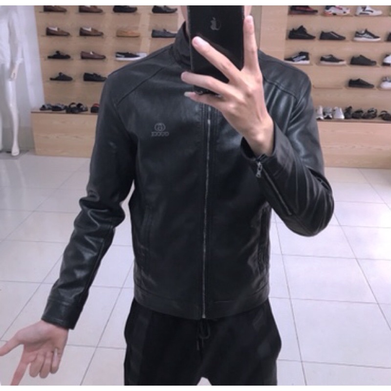 Áo Khoác Da Nam  Lót Lông cực ấm- Bảo hành chất da 2 năm không Bong Tróc - Áo khoác da lộn nam 98