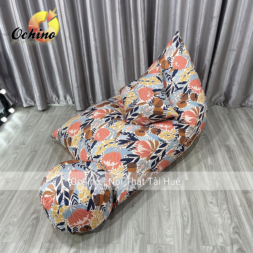 Ghế Lười Hạt Xốp Phong Cách Hiện Đại Dáng Thuyền Sang Trọng (Có Sẵn)
