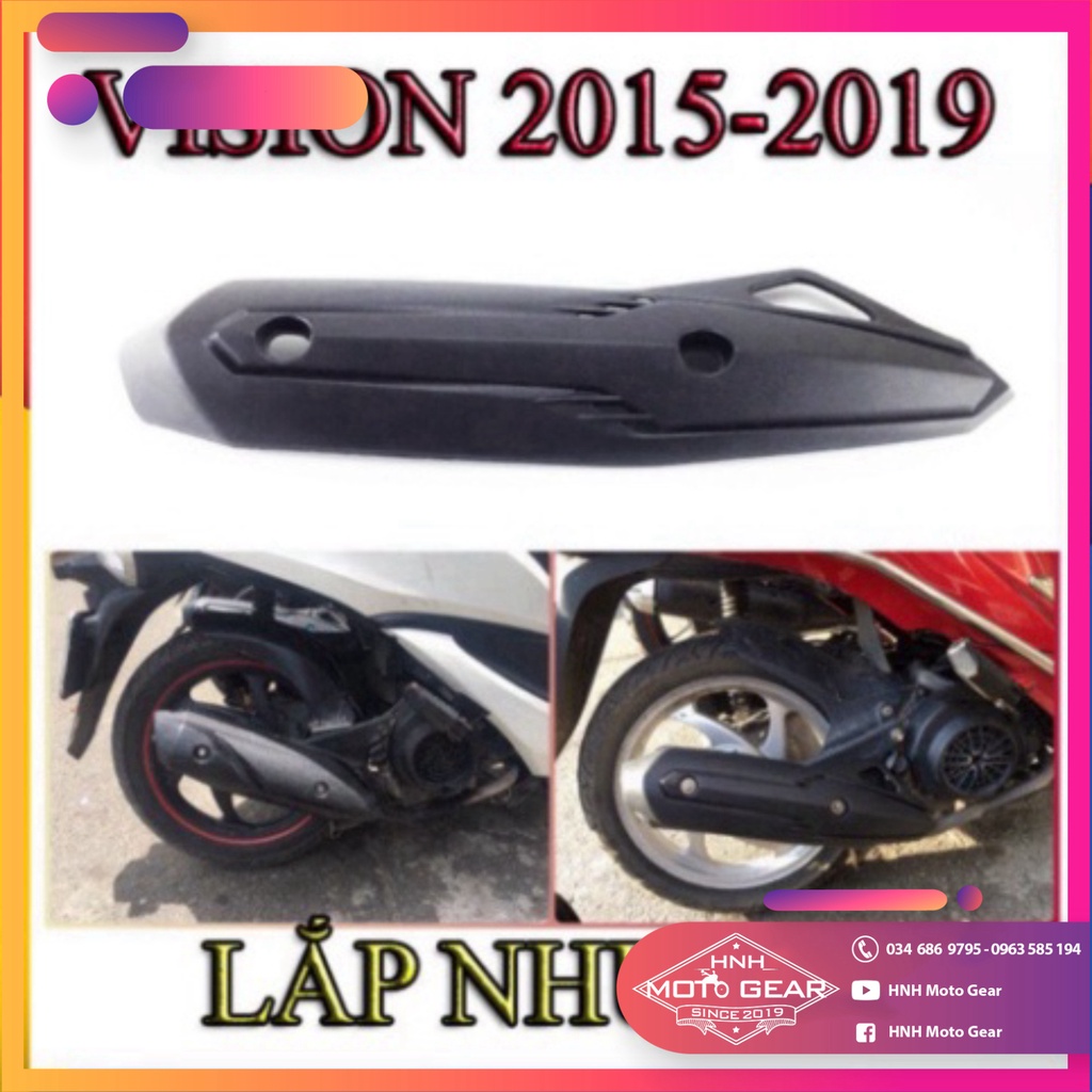 Ốp Pô Cho Vision 2014 - 2019 Kiểu Click Thái
