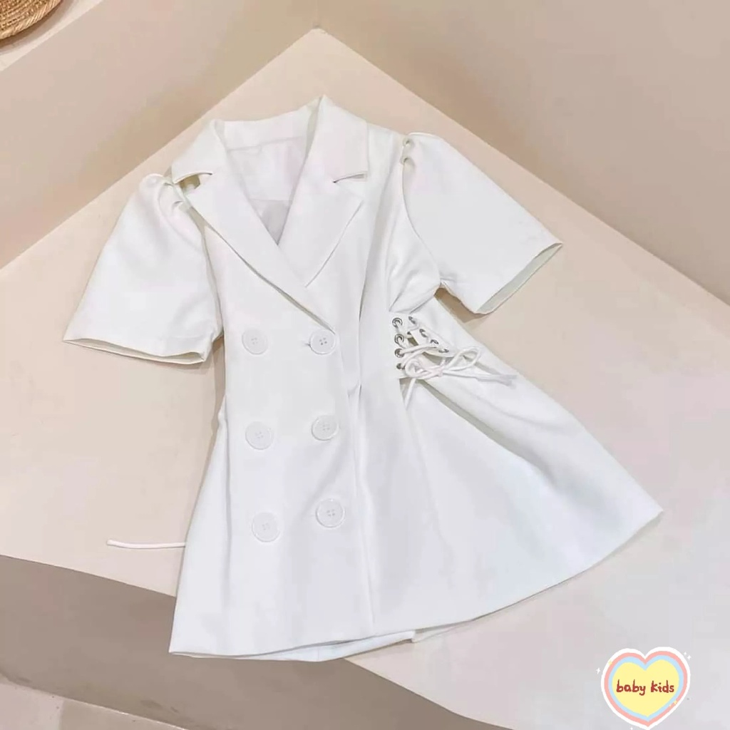 Đầm cho bé gái mùa hè cực đẹp, váy bé gái 1 tuổi đến 20 tuổi kiểu dáng Hàn quốc, thiết kế dây rút eo cực sang chảnh.