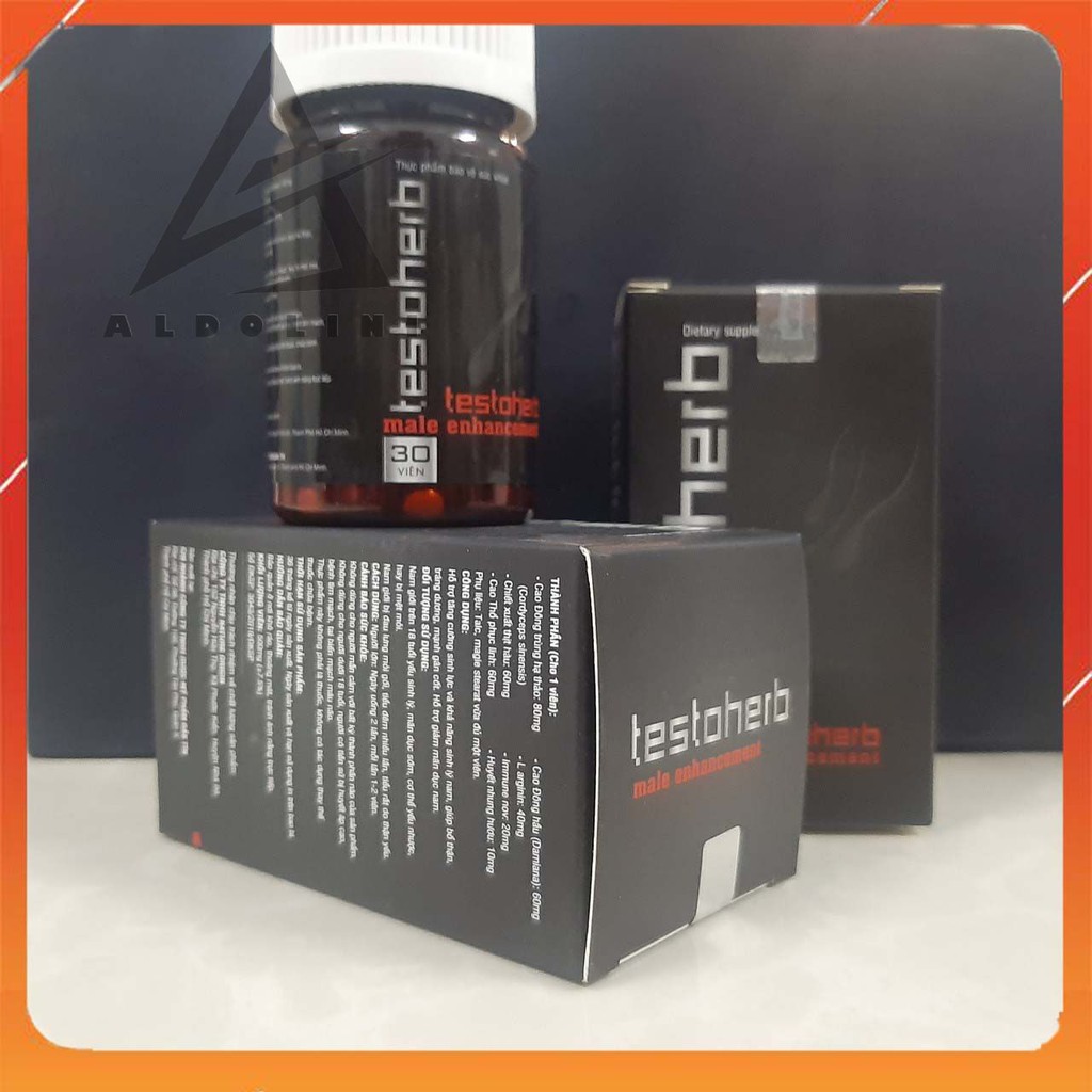 VIÊN SINH LÝ TESTOHERB - Khơi Dậy Bản Lĩnh Phái Mạnh Lâm Trận Đắm Say Cho Cuộc Vui Đê Mê - CHÍNH HÃNG HỘP 30V [CHE TÊN] | BigBuy360 - bigbuy360.vn