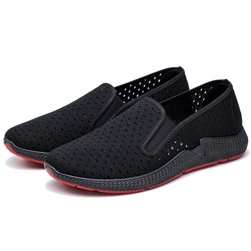 Giày Lười Nam Vải Tricot Kiểu Dáng Đơn Giản Dễ Đi Siêu Thoáng Mát Dạng Lưới Và Trơn | BigBuy360 - bigbuy360.vn
