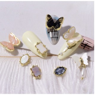Charm bướm đá trang trí móng loại mới cao cấp
