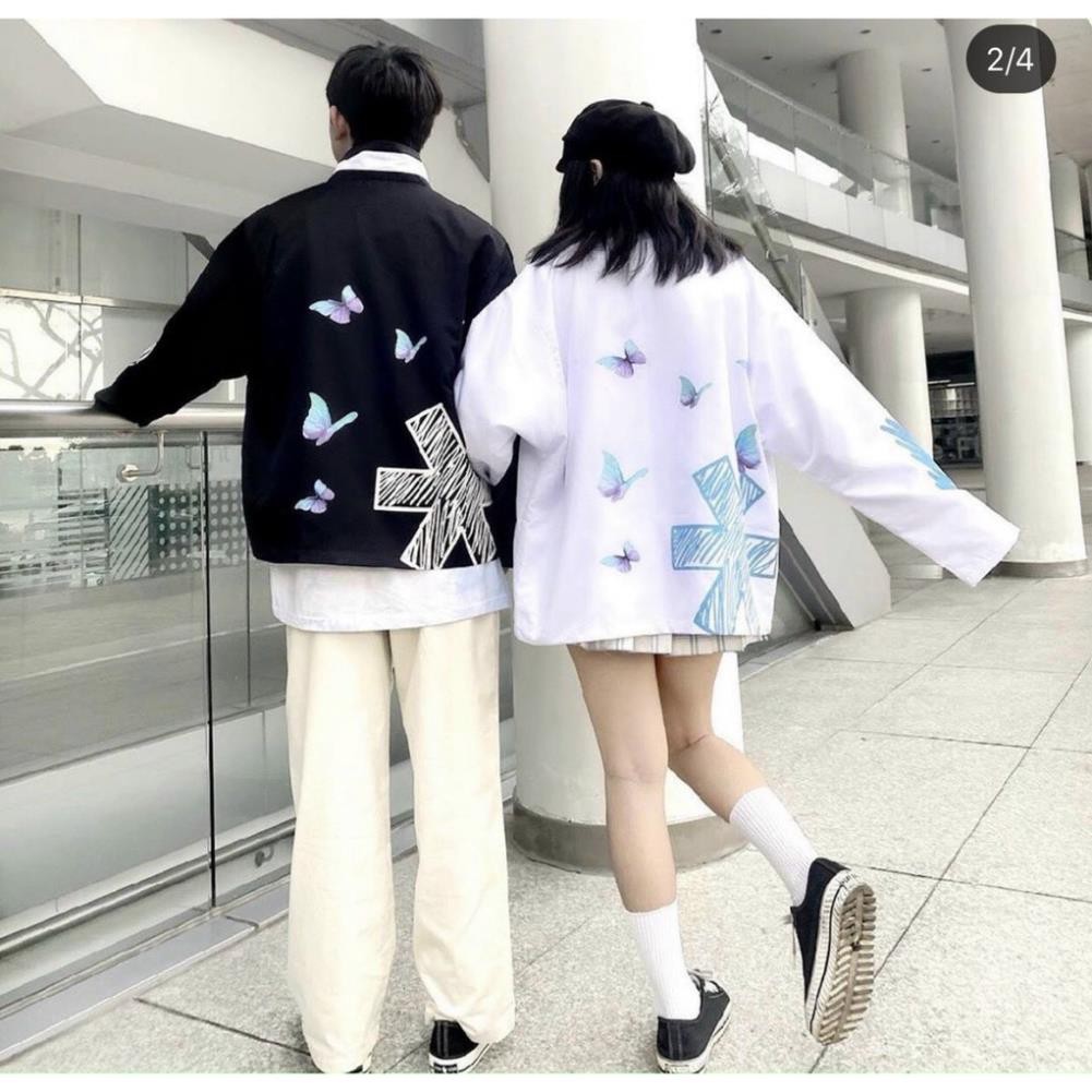 Áo Khoác Dù Chống Nắng XUKA SHOP Dành Cho Nam Cho Nữ Có 2 Màu Unisex Form Rộng In Hình Jacket Banawa