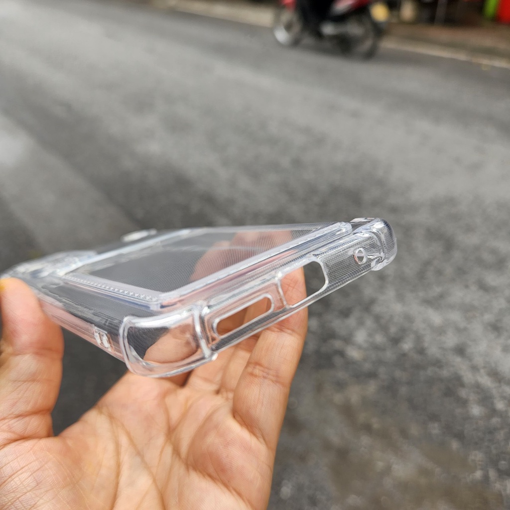 Ốp Lưng Silicon Dẻo Trong Suốt Kèm Ngăn Đựng THẺ Chống Sốc Xiaomi Redmi Note 11 4g Note 11s - Redmi Note 11 pro 4g 5g