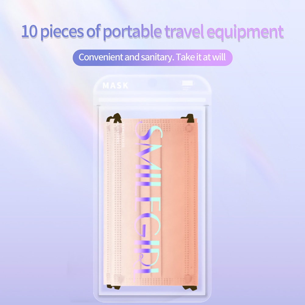 10 cái mặt nạ gradient khuôn mặt người lớn KF94 mặt nạ