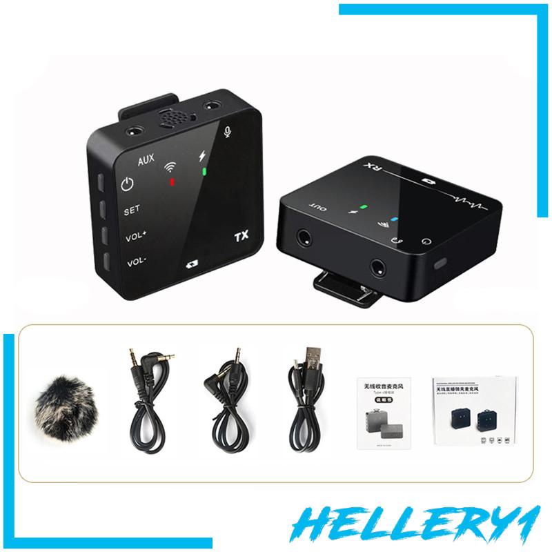 Micro không dây Lavalier với bộ truyền và đầu thu cho điện thoại thông minh