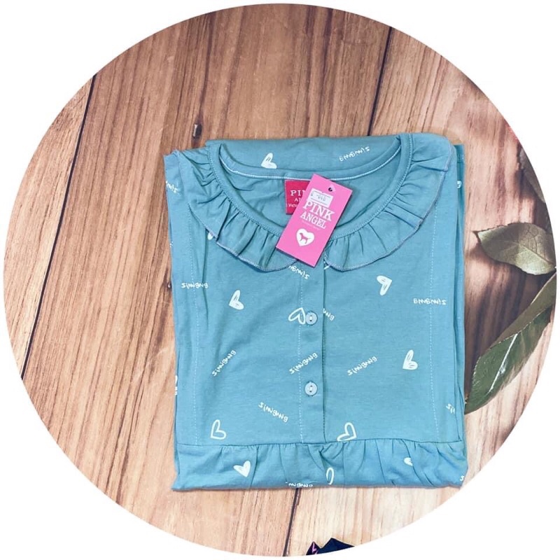 Bộ sau sinh dài tay cotton mã Pink cao cấp