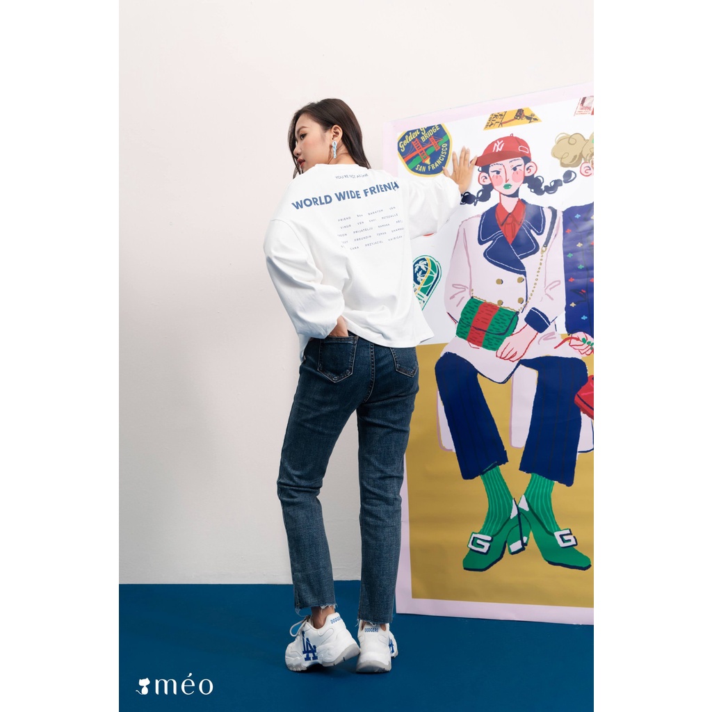 Áo thun dài tay cổ tròn WWF [ Méo shop ] | BigBuy360 - bigbuy360.vn