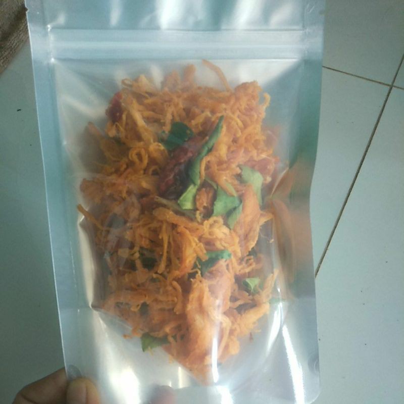 100g khô gà lá chanh (đóng túi zip bạc)