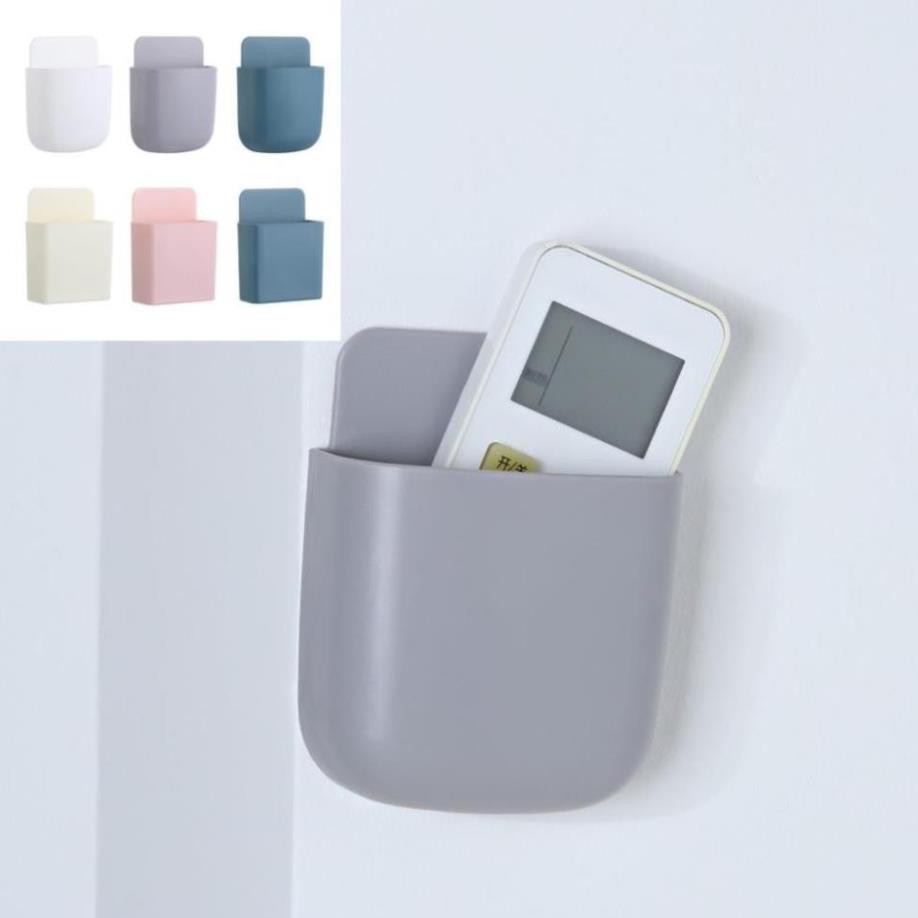 [XẢ KHO+FREE SHIP]  Khay, Giá để remote dán tường Giá Đỡ Điều Khiển Từ Xa Gắn Tường
