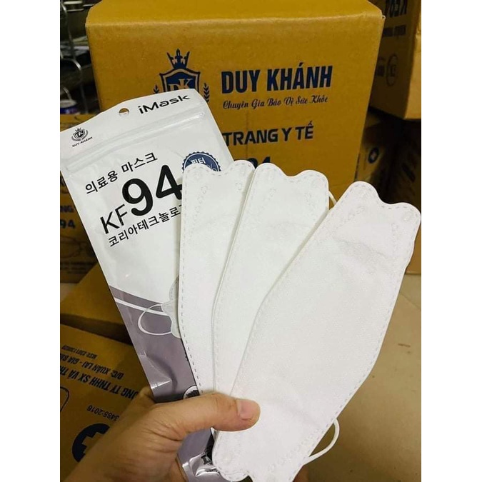 (siêu rẻ) 1/2 thùng = 150 chiếc khẩu trang 4d - kf94 Dk imask