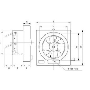 QUẠT THÔNG GIO KDK 15AAQ1