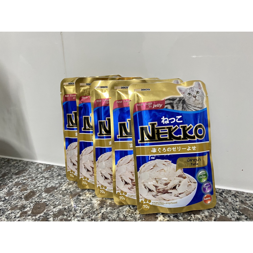 Pate Nekko Jelly 70gr cho mèo ( vị ngẫu nhiên )