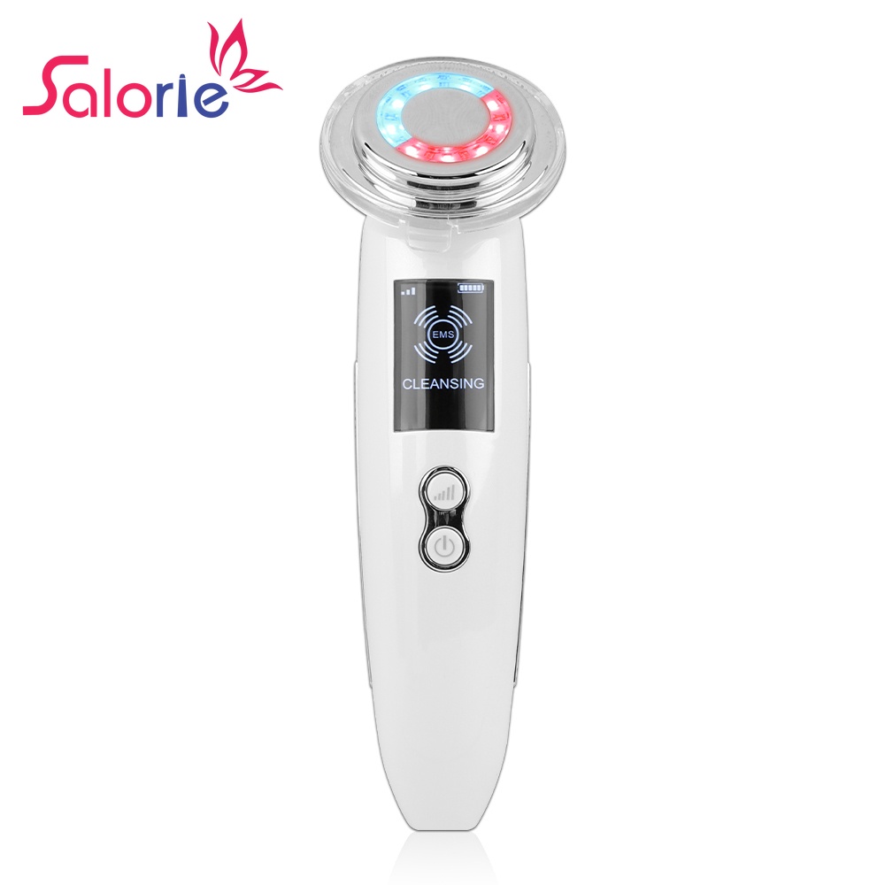 Thiết Bị Hỗ Trợ Trẻ Hóa Da Mặt SALORIE D00232 Có Đèn LED Photon Có Thể Sạc Lại Thiết Kế Tiện Dụng