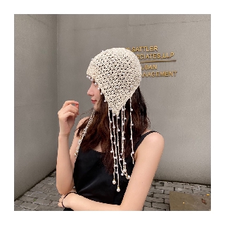 Nón len handmade Boho phong cách đi biển - N181