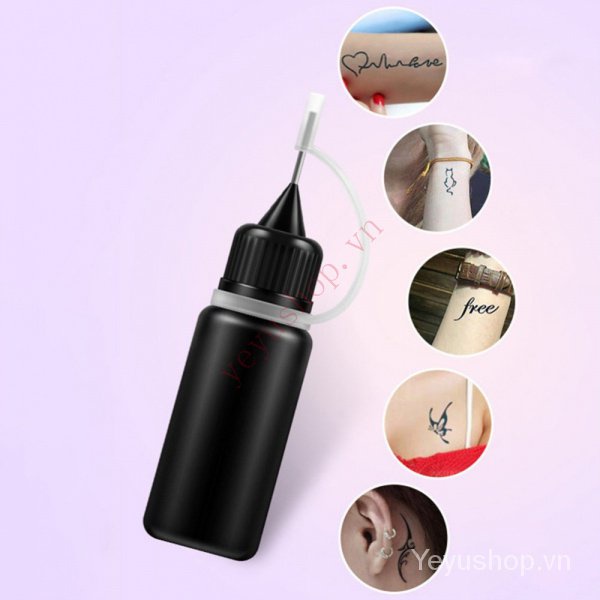 Ye_Mực Xăm Tạm Thời Chống Nước Lâu Phai 10ml