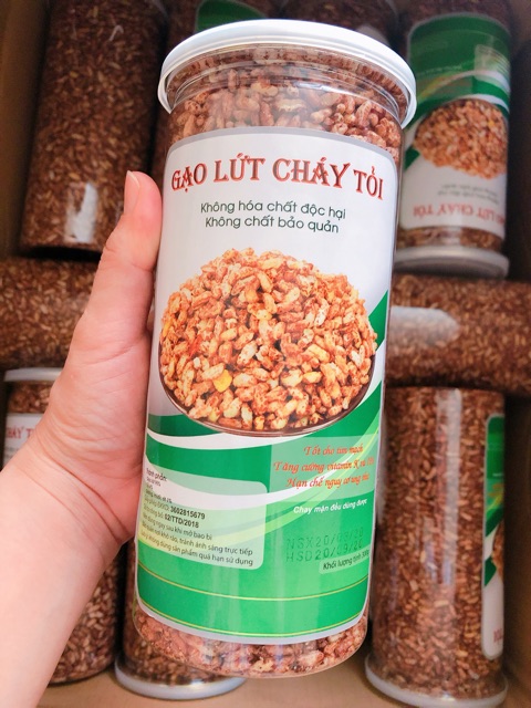 GẠO LỨT CHÁY TỎI 300GR - 33k