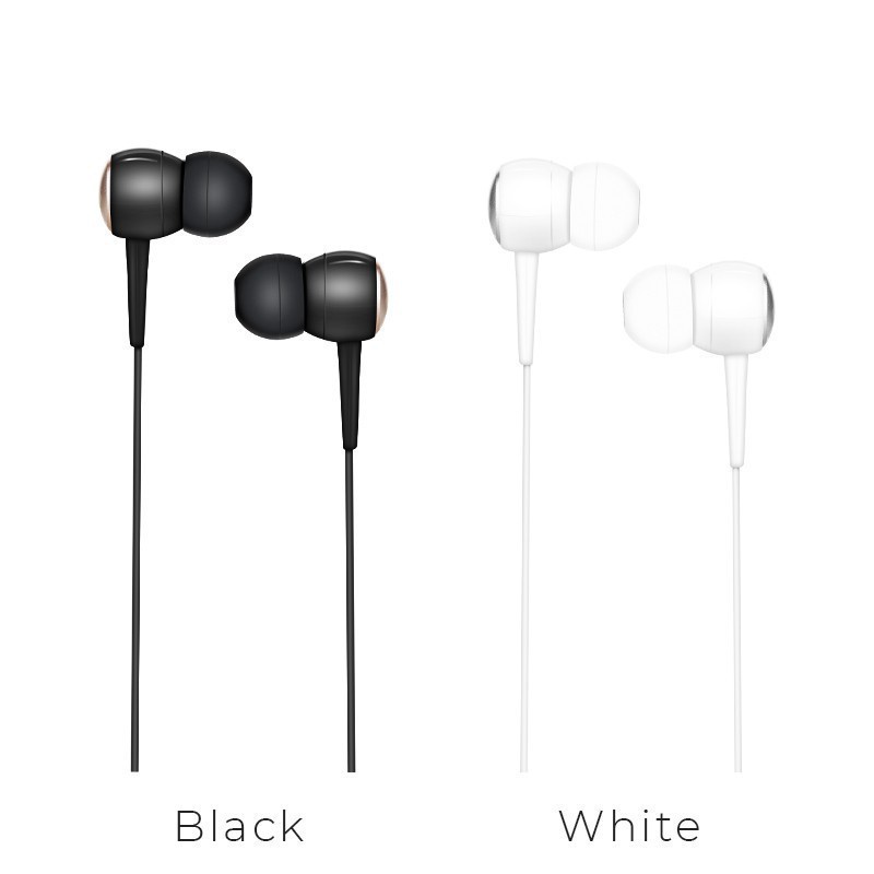 Tai nghe nhét tai Hoco M19 cho IOS và Android super bass jack 3.5mm dài 120cm - Chính hãng