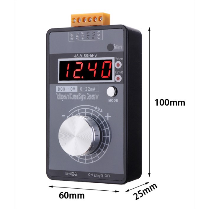 Bộ phát nguồn dòng áp analog 0-10V 4 - 20mA