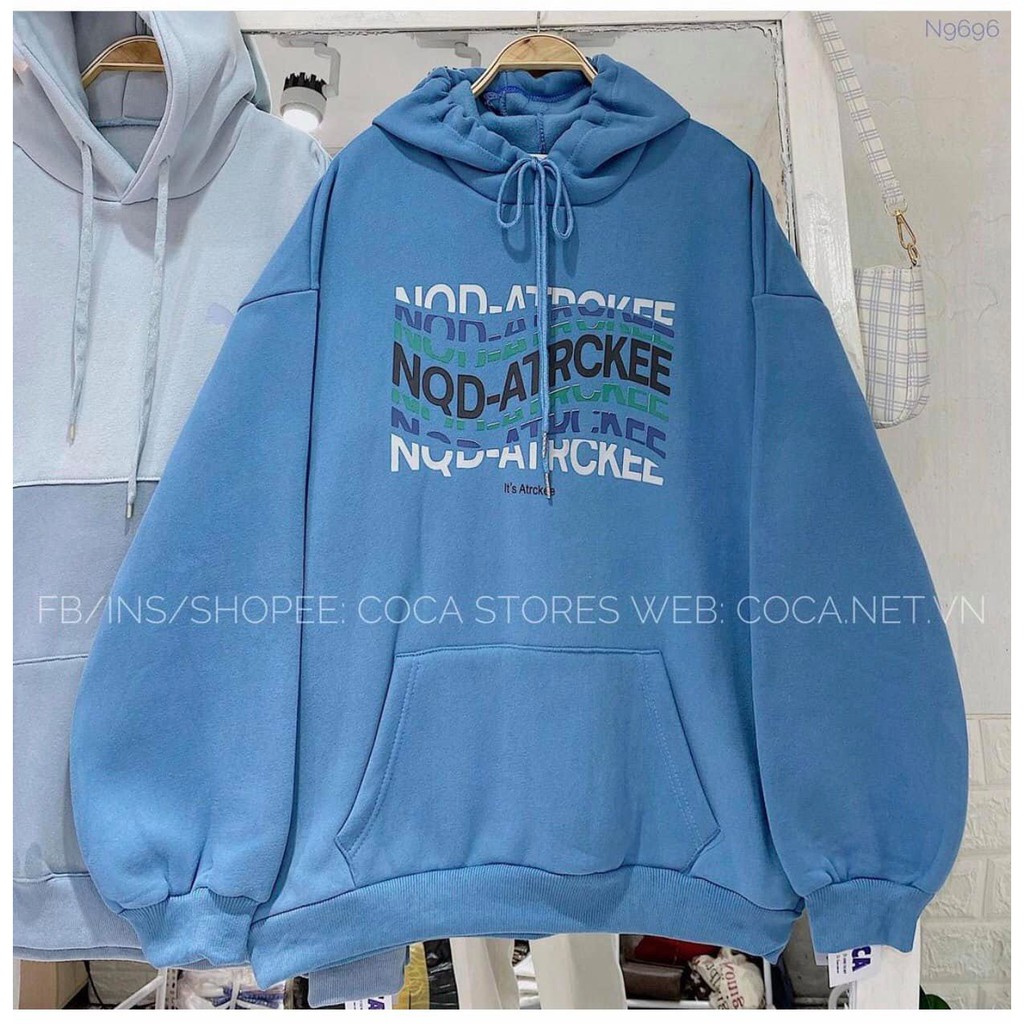 Áo nỉ hoodie chữ lượn sóng | BigBuy360 - bigbuy360.vn