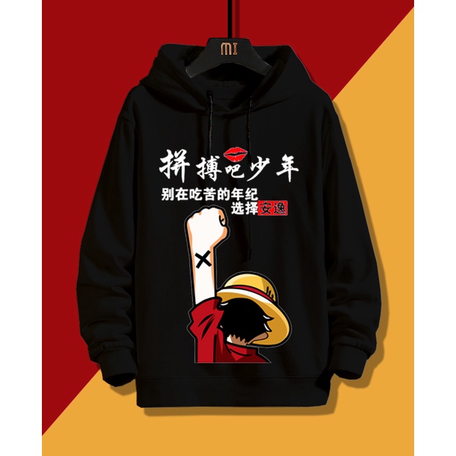 Áo Hoodie Unisex Nam Nữ, Họa Tiết OnePiece Luffy, Thời Trang Cao Cấp, Thời Trang TinaStore