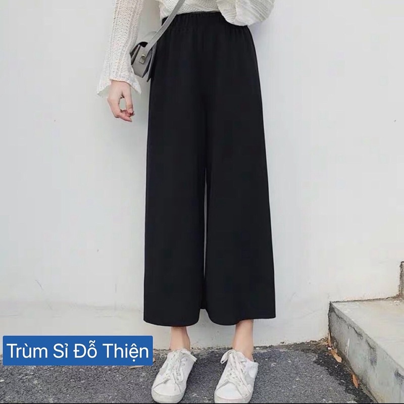 Quần ống rộng suông nữ chất Đũi siêu mát size 40-55kg Trùm Sỉ Đỗ Thiện mẫu mới CHP