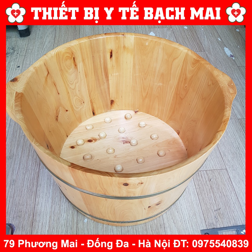 Chậu Ngâm Chân Gỗ Tuyết Tùng Độ Bền Cao