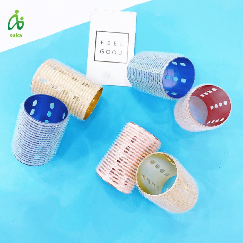 Lô cuốn tóc tự dính size 4x6cm dùng để uốn mái, xoăn, phồng tóc SK
