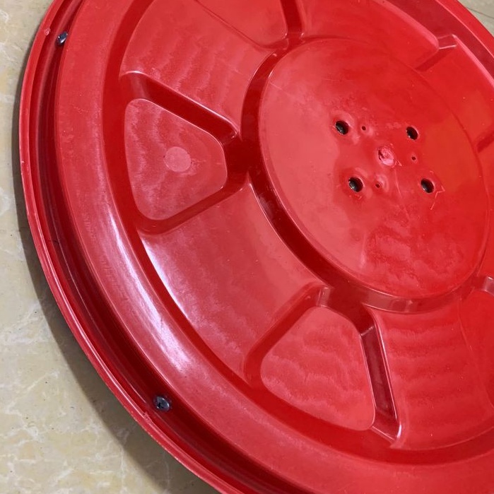 Gương Cầu Lồi Nhựa Có Mí 60mm Gương Nhựa Xóa Điểm Mù Có Mái Che