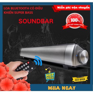 Loa Bluetooth Không Dây Vi Tính, Tivi Soundbar lp-08 Sound Blaster Master Bass Có Điều Khiển Nghe Nhạc, Xem Phim Siêu Đã