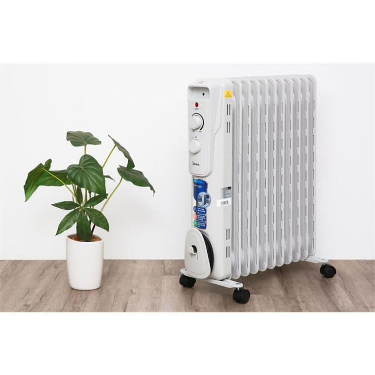 Sưởi dầu Midea MH-023-11A - Quạt sưởi dầu 11 thanh, làm ấm nhanh và tiết kiệm