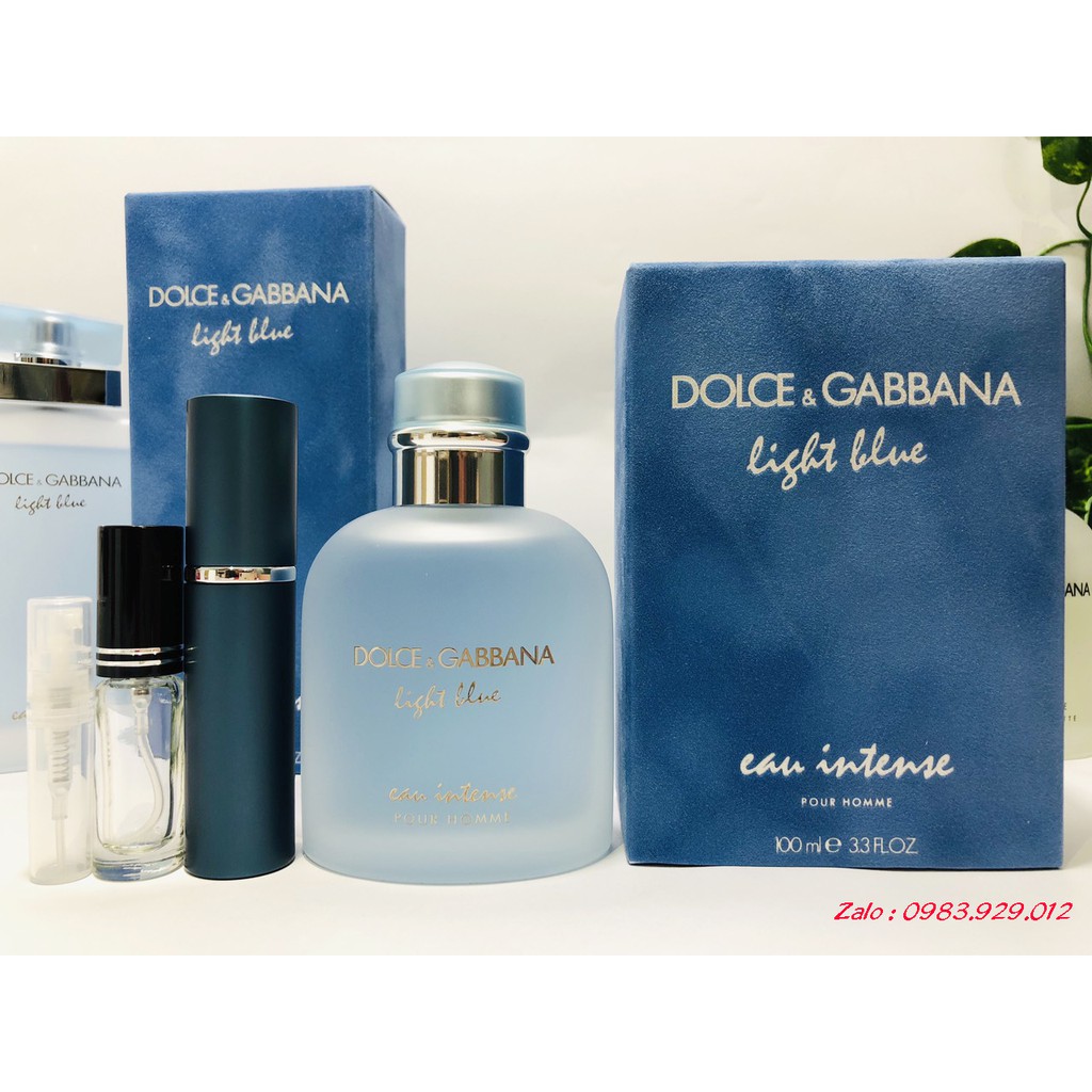 [Mẫu thử 2,5,10ml] Nước Hoa Dolce & Gabbana Light Blue Eau Intense | BigBuy360 - bigbuy360.vn
