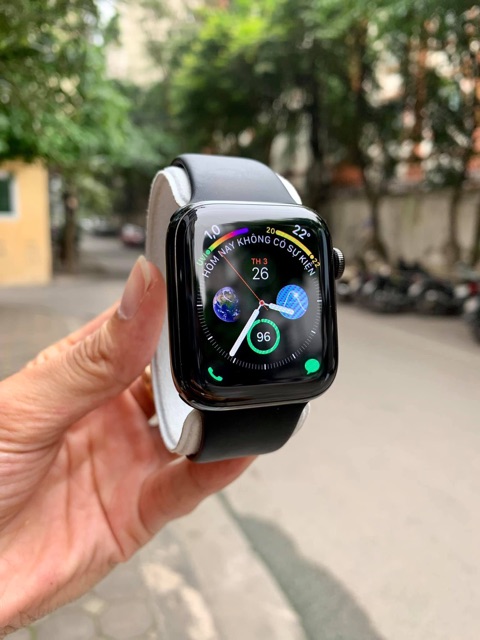 Đồng Hồ Applewatch Series4 Bản Thép Đen 44mm