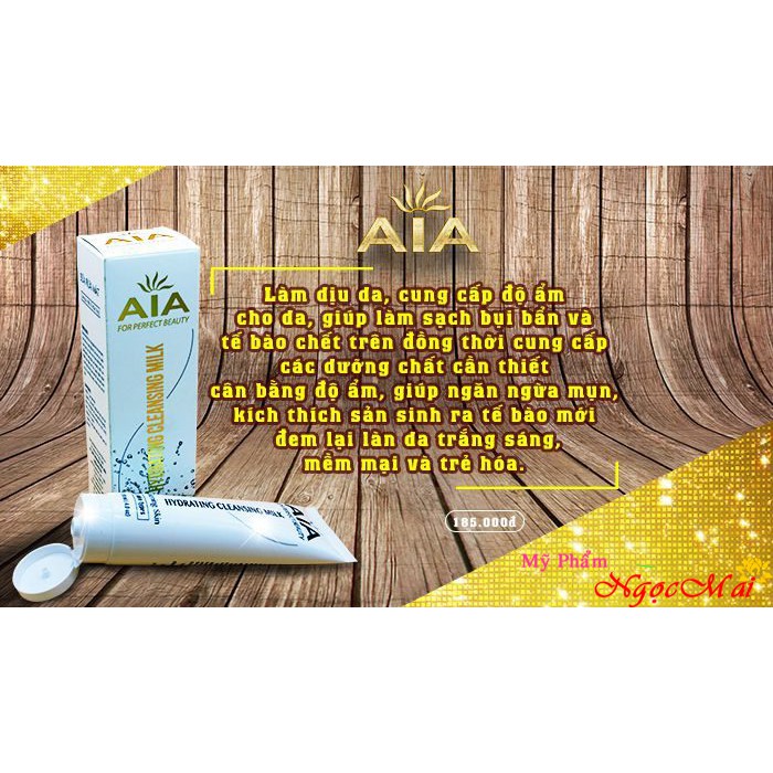 Mỹ Phẩm AIA - Sữa rửa mặt sáng da và Se khít lỗ chân lông Cao Cấp