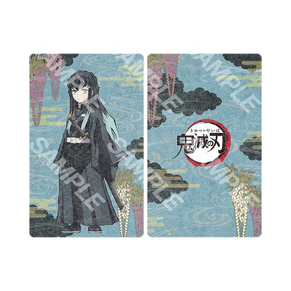 Ảnh card bo góc in hình KIMETSU NO YAIBA Thanh Gươm Diệt Quỷ 8 mẫu Trụ Cột  thẻ bo viền 5*8cm anime chibi