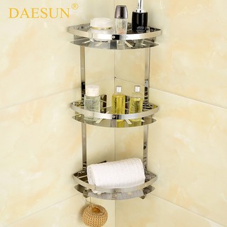 Kệ góc 3 tầng inox ds 624