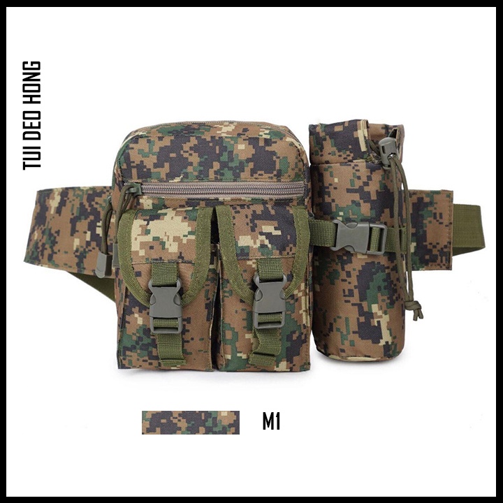Túi Đeo Hông - Đeo Bụng Chiến Thuật Du Lịch, Thể Thao Đi Phượt Dã Ngoại Chống nước