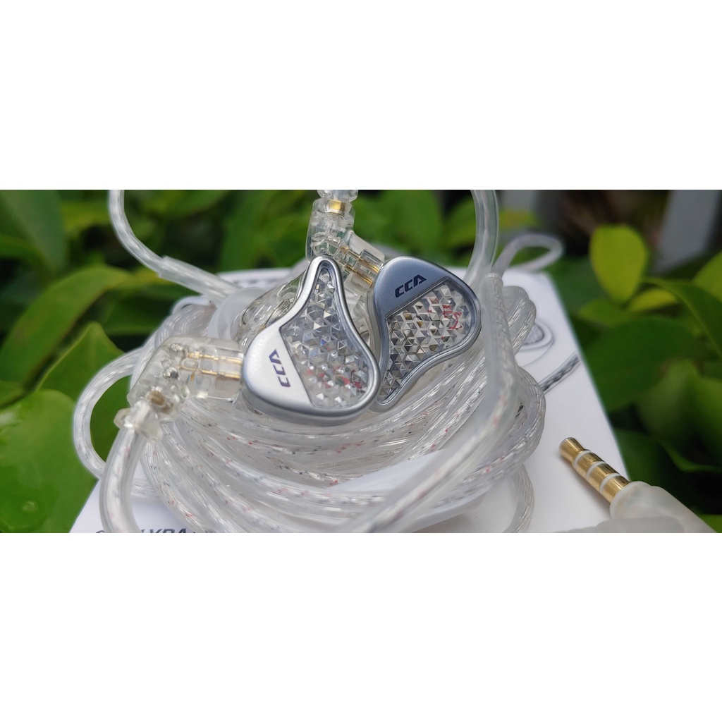 Tai Nghe CCA LYRA Nhét Tai Hybrid 1 Dynamic XUN 10mm In Ear Hifi | Nhạc cụ Jazz Không lời Ballad | Có Mic