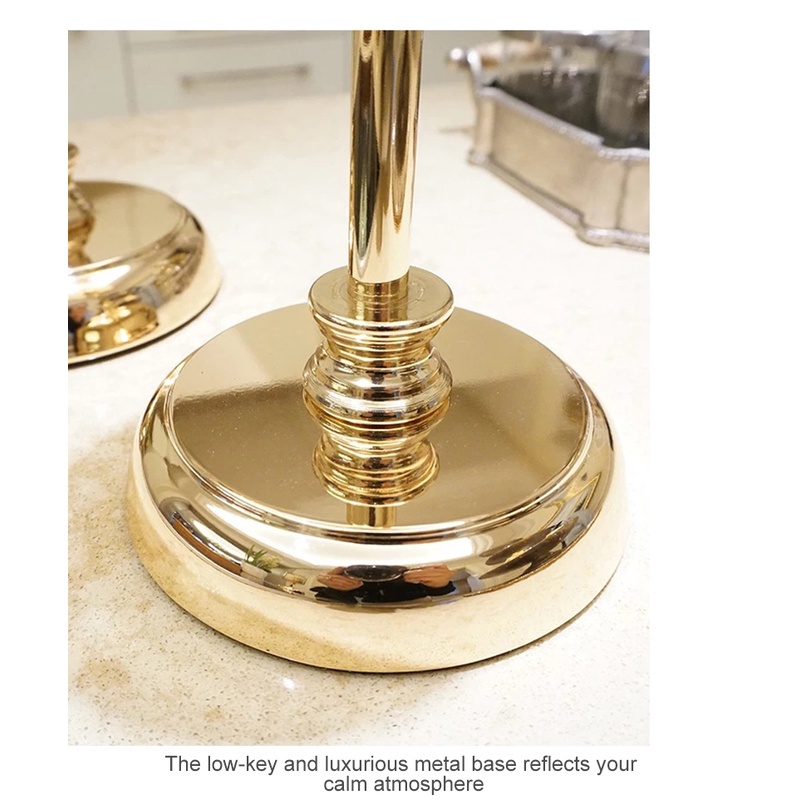 Chân nến thủy tinh Scandinavian retro phong cách trang chủ trang trí đồ trang trí