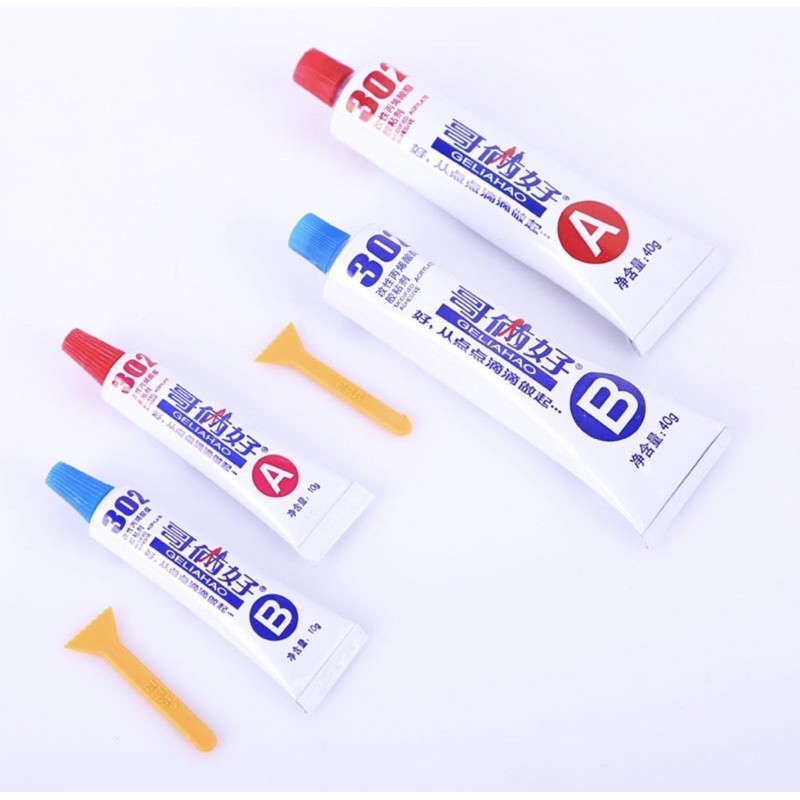 Keo Dán Chịu Nhiệt Đa Năng Epoxy 302 dán đá, sắt, gỗ, giày, nhựa