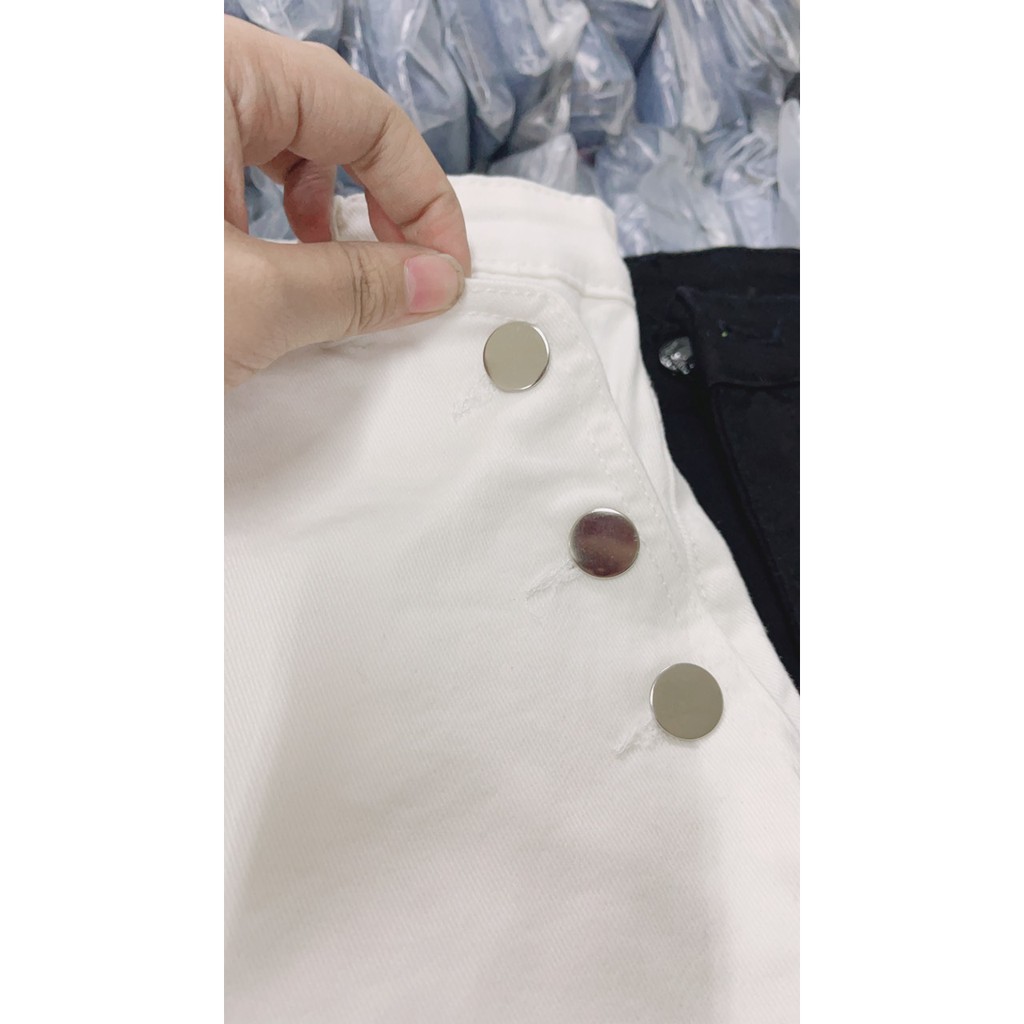 [ Mã FAGREEN55 giảm 10% tối đa 30K đơn 99K] CHÂN VÁY BÒ 6 KHUY ĐEN/TRẮNG CHO NỮ | BigBuy360 - bigbuy360.vn