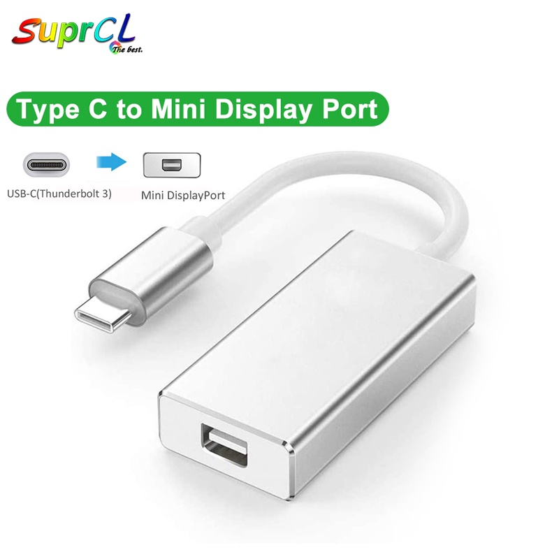 Đầu chuyển đổi USB C sang Mini DP 3 sang Mini DisplayPort 4K 30HZ tiện dụng