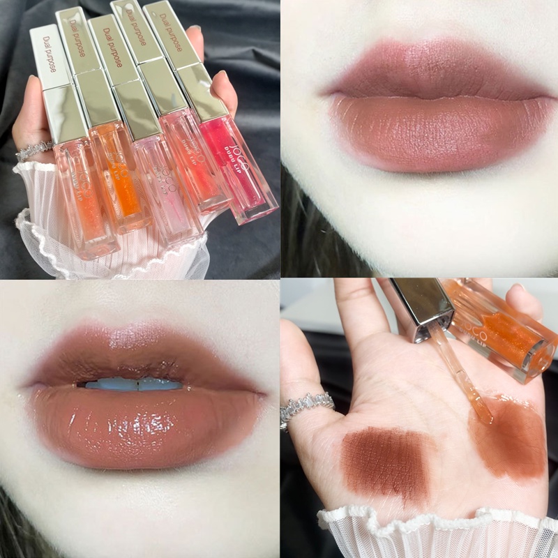 [Hàng mới về] Son môi có dưỡng son bóng JOCO 2 in 1 cho bờ môi mềm mượt