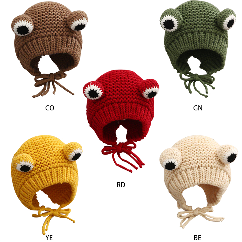 Nón len hình ếch con đáng yêu dành cho các bé