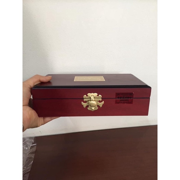 Ngưu Hoàng Thanh Tâm Hàn Quốc Hộp Gỗ 10 Viên Nhập Khẩu Chính Hãng