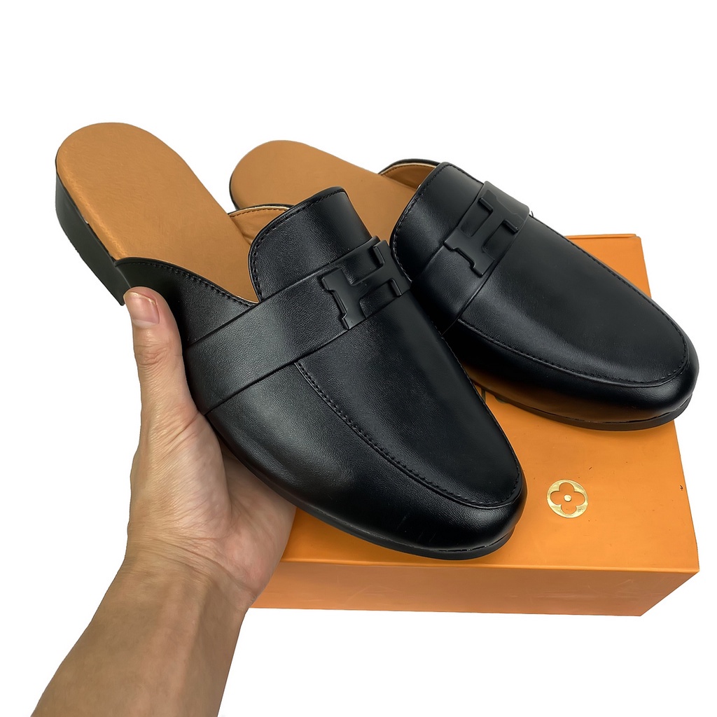 Giày sục nam Hermes thiết kế độc đáo 🥾 Cực dễ phối đồ