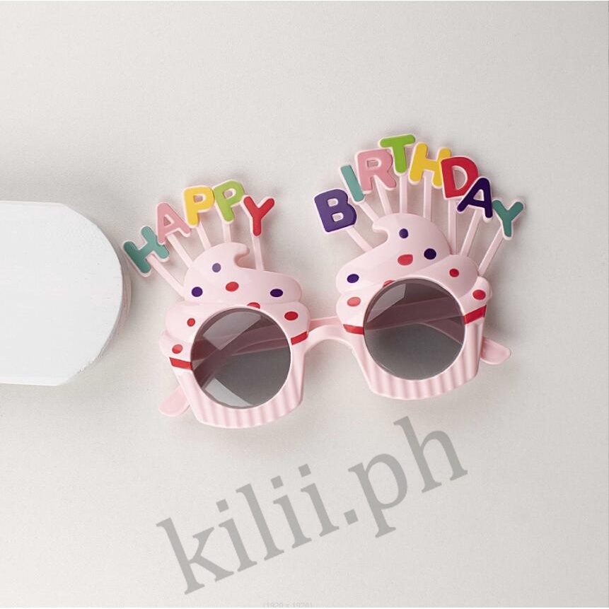 Kilii Mắt Kính Hình Bánh Sinh Nhật Vui Nhộn Cho Bé